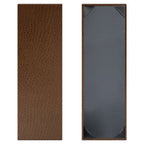 Thumbnail image #1 for Risch Chesterfield CH-1V 4.25X14 Padded Faux-Leather Ostrich-Texture Menu Cover, Single View, 4-1/4" x 14" Case of 25