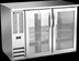 Thumbnail image #2 for Beverage-Air Shallow-Depth Pass-Thru Back Bar Refrigerator, 48 Inch, 4 Glass Doors, Right-Mounted Self-Contained, 12.56 Cu. Ft.