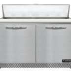 Thumbnail image #1 for Continental Refrigerator SW48N12C-FB 48" Two-Door Sandwich Prep Table, Front-Breathing, 12-Pan