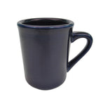 Thumbnail image #1 for CAC China Tango TG-17-CBU Porcelain Coffee Mug, 8 oz, Cobalt Blue, Embossed Case of 3 Dozen