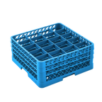 Thumbnail image #1 for ATSMFG Mama Lucy MLY-RC20-3 Full-Size Blue Dishwasher Glass Rack, 20 Compartments with 3 Extenders, Holds Glasses up to 3-9/16" Diameter Case of 3