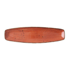 Thumbnail image #1 for Tableware Solutions USA Rustics by Continental 32CURV191-04 Rectangular China Platter, 14-1/5 x 3-7/10 in, Curved Edge Case of 12