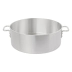 Thumbnail image #1 for Browne USA Foodservice Thermalloy® 5814435 35 qt Aluminum Brazier, 21-5/8" x 6"H, Without Cover, Induction Ready