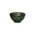 Thumbnail image #1 for Vertex China Elements E-B40-G China Rice Bowl, 7 oz, 4.25 in, Round, Misty Green, Embossed Case of 3 Dozen