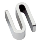Thumbnail image #1 for 1880 Hospitality Focus Foodservice 93333 S-Hook Shelf Connector for Dry Storage Shelving, Chromate Finish Case of 50