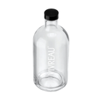 Thumbnail image #1 for Vivreau Advanced Water Systems LOUNGE BOTTLE, 750ML - BLACK Glass Water Serving Bottle, 750 mL, Black Twist-Top Cap Case of 20