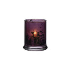 Thumbnail image #1 for Hollowick/Steelite Hollowick Lighting LMP9011 Votive Column Lamp, Tinted Glass, Marble/Terra Cotta, 3"W x 3"D x 3-3/5"H