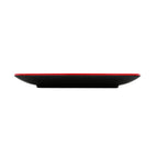 Thumbnail image #2 for G.E.T. Karma - EGS JW952T-BR Rectangular Melamine Plate, 9 x 5 in, Red Interior and Black Exterior Case of 6