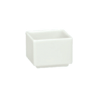 Thumbnail image #1 for Libbey Schonwald, Creative Complements 9336205 Low Square Porcelain Bowl, 2 oz., 2"