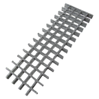 Thumbnail image #1 for IMC/Teddy CH-1872 Fiberglass Floor Trough Grating, 18" Wide x 72" Long x 1" Deep, Anti-Slip Grit Surface