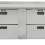 Thumbnail image #1 for Traulsen Dealer's Choice CLUC-60F-DW Compact Undercounter Freezer, 2-Section, 60"W, 4 Drawers, Stainless Steel