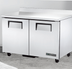 Thumbnail image #5 for True 48-Inch Two-Section Worktop Refrigerator with Stainless Steel Top and Solid Doors