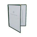 Thumbnail image #1 for Thunder Group PLMENU-2GR Double-Fold Plastic Laminate Menu Cover, 8-1/2 x 11 in, Green Case of 50