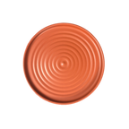 Thumbnail image #1 for Vertex China Elements E-D8-TC 9-Inch Round Porcelain Plate with Wide Rolled Rim Case of 2 Dozen