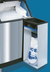Thumbnail image #2 for Stainless Steel Ice Bagger Assembly with D-Model Bin Adapter and 250 Bags & Ties