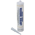 Thumbnail image #1 for AllPoints Foodservice Parts & Supplies 851115 White Silicone Caulk Cartridge, 10.3 oz.