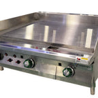 Thumbnail image #1 for MVP Group LLC Vortex VRX-48-TG Gas Countertop Griddle, 48" x 24" Cooking Area, 1" Steel Plate, Thermostatic Control