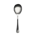 Thumbnail image #1 for 1880 Hospitality New Rim by Oneida® V012SCAF Silver-Plated Solid Serving Spoon, 8-1/2", Curved-Border Handle 1 Dozen