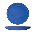 Thumbnail image #1 for International Tableware Campfire CFN-7 7-1/4-Inch Round Ceramic Plate, Narrow Rim, Rolled Edge, Speckle Ocean Blue Case of 3 Dozen