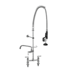 Thumbnail image #1 for Component Hardware Encore KL60-1000-AF5 Deck-Mount Pre-Rinse Assembly with 14-Inch Add-On Faucet, 8-Inch Centers, Lever Handles
