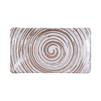 Thumbnail image #2 for G.E.T. Stardust - EGS B395093-SDW Rectangular White Melamine Plate, 9-1/4" x 5" x 3/4" Case of 6
