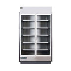 Thumbnail image #1 for MVP Group LLC Hydra-Kool KGV-MD-2-S 2-Section Glass Door Refrigerated Merchandiser, Reach-In, 37.63 cu. ft., Hinged Doors