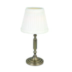 Thumbnail image #2 for Sterno Vintage Charm 85432 Small Cloth Candle Lamp Shade, White, 4-1/2" H x 5-1/8" Dia.