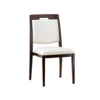 Thumbnail image #1 for G & A Commercial Seating Kingsley 2852 Stackable Banquet Chair, Upholstered Square Back with Handhold, Upholstered Seat, Aluminum