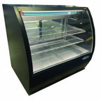 Thumbnail image #1 for MVP Group LLC Kool-It KDG-36 Refrigerated Deli Case, Full Service, Curved Heated Glass, Stainless Steel Interior, 35.6"W