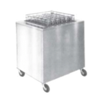 Thumbnail image #1 for Piper Products/Servolift Eastern AC-ST-2020 Mobile Enclosed Stainless Steel Cup & Glass Dispenser, Self-Elevating Platform, for 20" x 20" Racks
