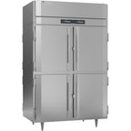 Thumbnail image #1 for Victory Refrigeration UltraSpec™ RFS-2D-S1-PT-HD-HC 2-Section Pass-Through Refrigerator/Freezer, Self-Contained, Half-Size Hinged Doors