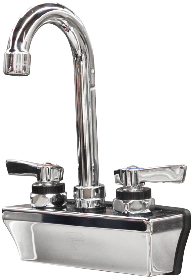 Product image #1 for Top Shelf 934GN-LF Front-Mount Lead-Free Gooseneck Faucet, Wall/Splash Mount