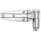 Thumbnail image #1 for AllPoints Foodservice Parts & Supplies 261909 Walk-In Cam Lift Hinge, 10 in, 1-3/8 in Offset, Reversible, Chrome-Finish Zinc