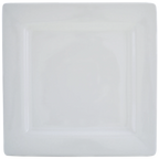 Thumbnail image #1 for ATSMFG Stone Mountain STM-KES-1010 ATS MFG Square Ceramic Dinner Plate, 10-1/2", Super White