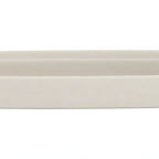 Thumbnail image #2 for Cal-Mil Cove 26143-922-103 Oval Melamine Platter, Matte Ivory, 22" x 9" x 1.5"H Case of 6