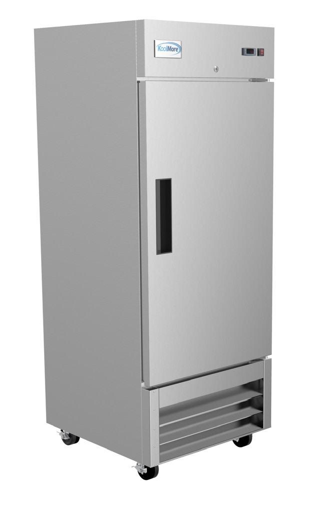 Product image #5 for KoolMore 23 Cu. Ft. One-Section Reach-In Commercial Freezer with Stainless Steel Solid Door and Bottom-Mount Refrigeration