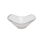 Thumbnail image #1 for Ten Strawberry Street Arctic Blue ARCTIC-5SAMBWL Oblong Porcelain Samurai Bowl, 2 oz., 5-inch Case of 96