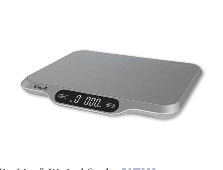 Product image #5 for San Jamar SlimLine Digital Portion Control Scale, 33 lb Capacity, Rectangular Stainless Steel Platform