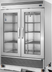Thumbnail image #2 for True Two-Section Reach-In Glass Door Refrigerator