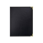 Thumbnail image #1 for Risch Seville SEV-2V 8.5X11 Hardback Faux-Leather Double-Fold Menu Cover, 8-1/2 x 11, 2-View Case of 25