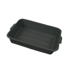 Thumbnail image #1 for Thunder Group PLBT005B 1-Compartment Polyethylene Bus Box, 20-1/2 x 15-1/2 x 5 in, Black