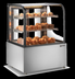 Thumbnail image #5 for Omcan Full-Service Floor Model Curved Front Glass Heated Display Warmer, 37-Inch Wide, 12 Cu. Ft.
