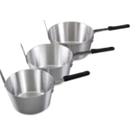 Thumbnail image #1 for Alegacy Foodservice Products Eagleware EWAH7 7 Qt Aluminum Fry Pot, 10-1/2" Diameter x 5-1/2" High Case of 6