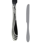 Thumbnail image #1 for Steelite International Folio, Wave 5722SX042 Dinner Knife, 8-7/8", 13/0 Stainless Steel, Solid Handle Pack of 3 Dozen