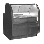 Thumbnail image #1 for RPI Industries Monaco SCXMD48H Hot Deli Display Case, 47-3/8" Wide, 3 Wells, Full-Service, Curved Glass, Laminate Exterior