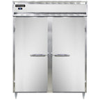 Thumbnail image #1 for Continental Refrigerator Designer Line D2RESN Two-Section Reach-In Refrigerator, 57" Wide, Solid Full-Height Hinged Doors, Top-Mounted Refrigeration