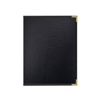 Thumbnail image #1 for Risch Seville SEV-10V 8.5X11 Hardback Faux-Leather Menu Cover, 8-1/2 x 11 in, Booklet, 10-View Case of 25