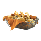Thumbnail image #2 for TableCraft Products Mediterranean BK27209 Rectangular Black Powder-Coated Metal Serving Basket, 9 x 6 x 2-5/8 in. Case of 6