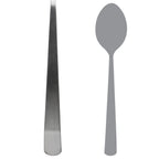 Thumbnail image #1 for Steelite International Folio, Angle 5769SX062 Angled Stainless Steel Salad Serving Spoon, 12.375" 1 Dozen