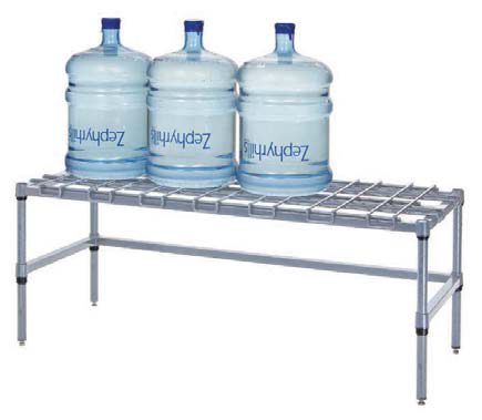 Product image #4 for Quantum Modular Wire Dunnage Rack with Removable Top Mat, 36 x 18 x 14, 1500 lb. Capacity